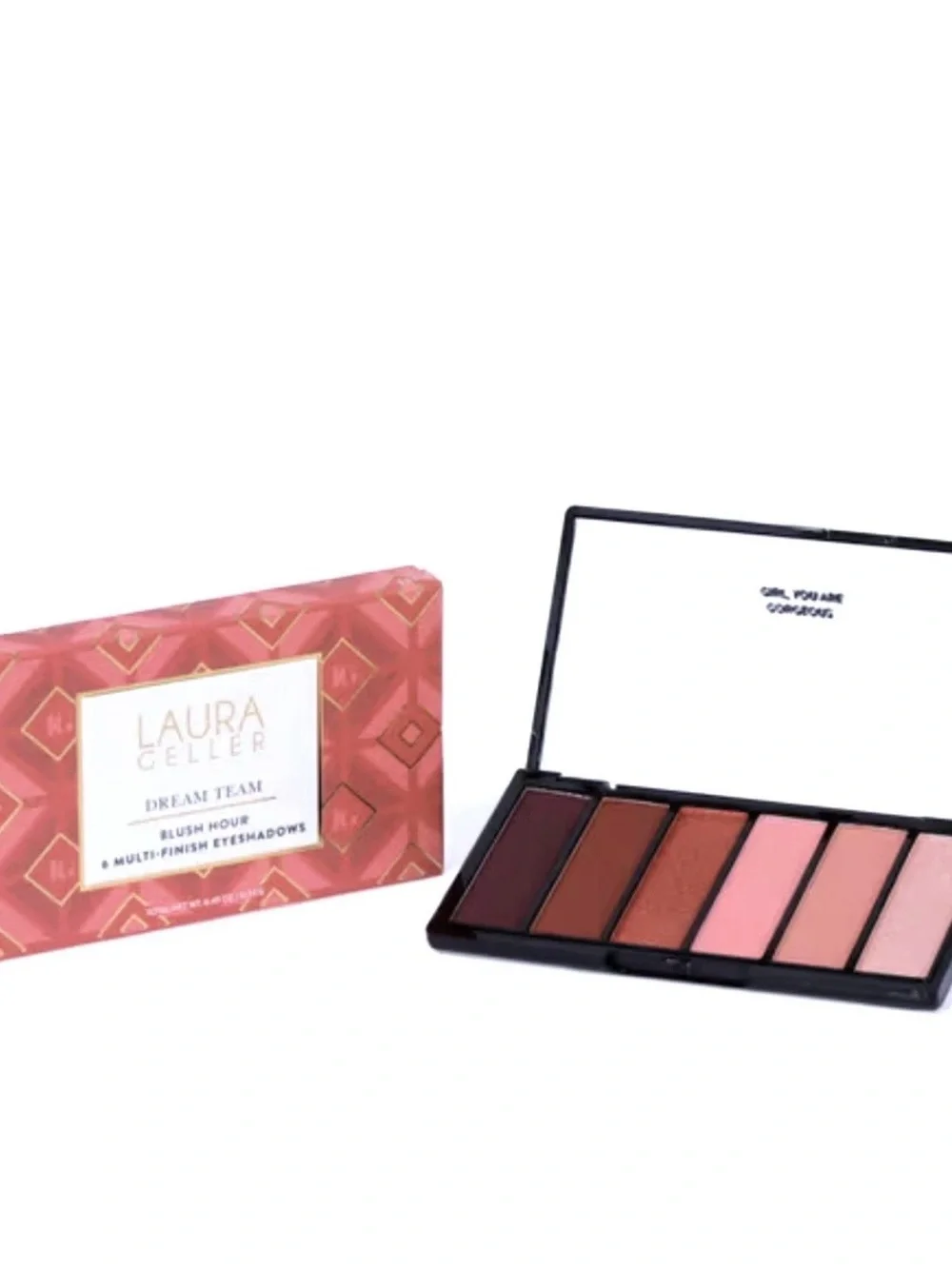 Laura Geller Dream Team 6-Shade Eyeshadow Palette in Blush Hour - BNIB